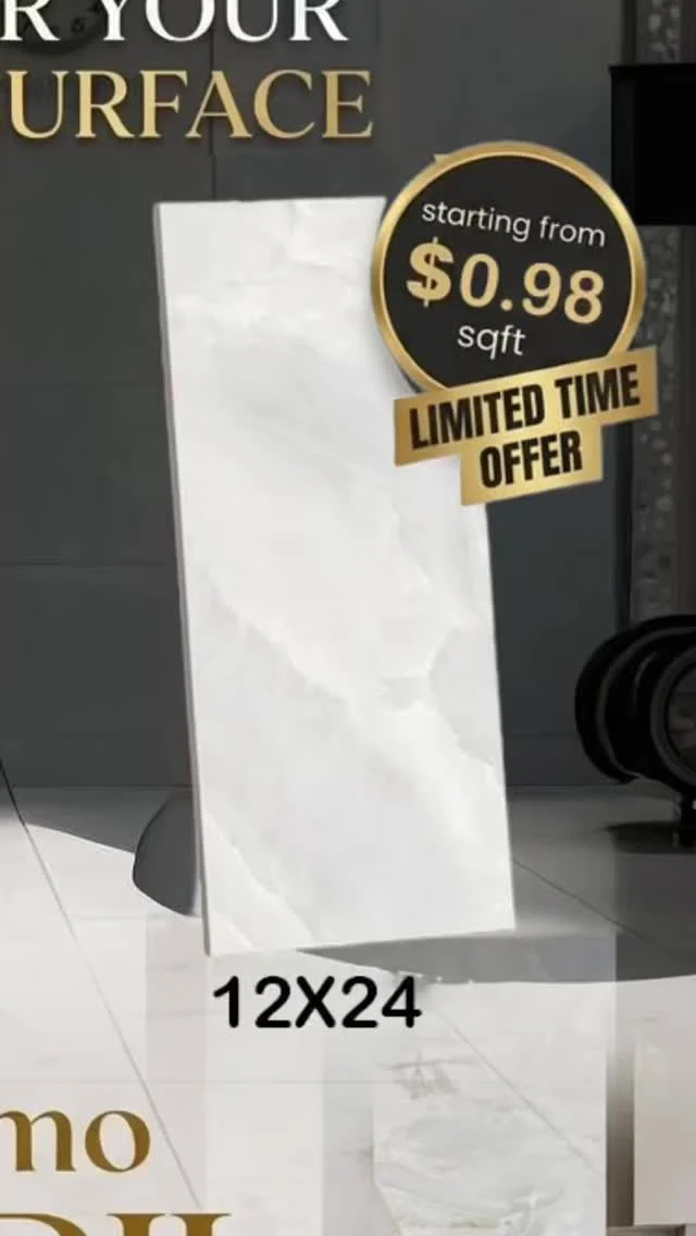 UPGRADE YOUR SPACE FOR LESS! ✨

The renovation you’ve been dreaming of is finally within reach. Get our premium 12X24 & 24x48 tiles for both floors and walls at an unbeatable price!

💰 STARTING AT ONLY $0.98 12X24 $1.58 24X48 /sqft 
📏 modern look.
⏳ Limited time offer!

📍 Visit our showroom in Doral to see the full collection.

Don’t settle for ordinary when you can have the best with A1ADECORATIONS.

📞 Call us today or stop by our showroom!

📞 (786) 953-5361
📞 (786) 712-7954
📞 (786) 318-8753
📞 (305) 394-3110

#A1ADecorations #DoralLiving #HomeRenovation #TileSale #InteriorDesignMiami FlooringIdeas ModernHome DoralBusiness HomeImprovement