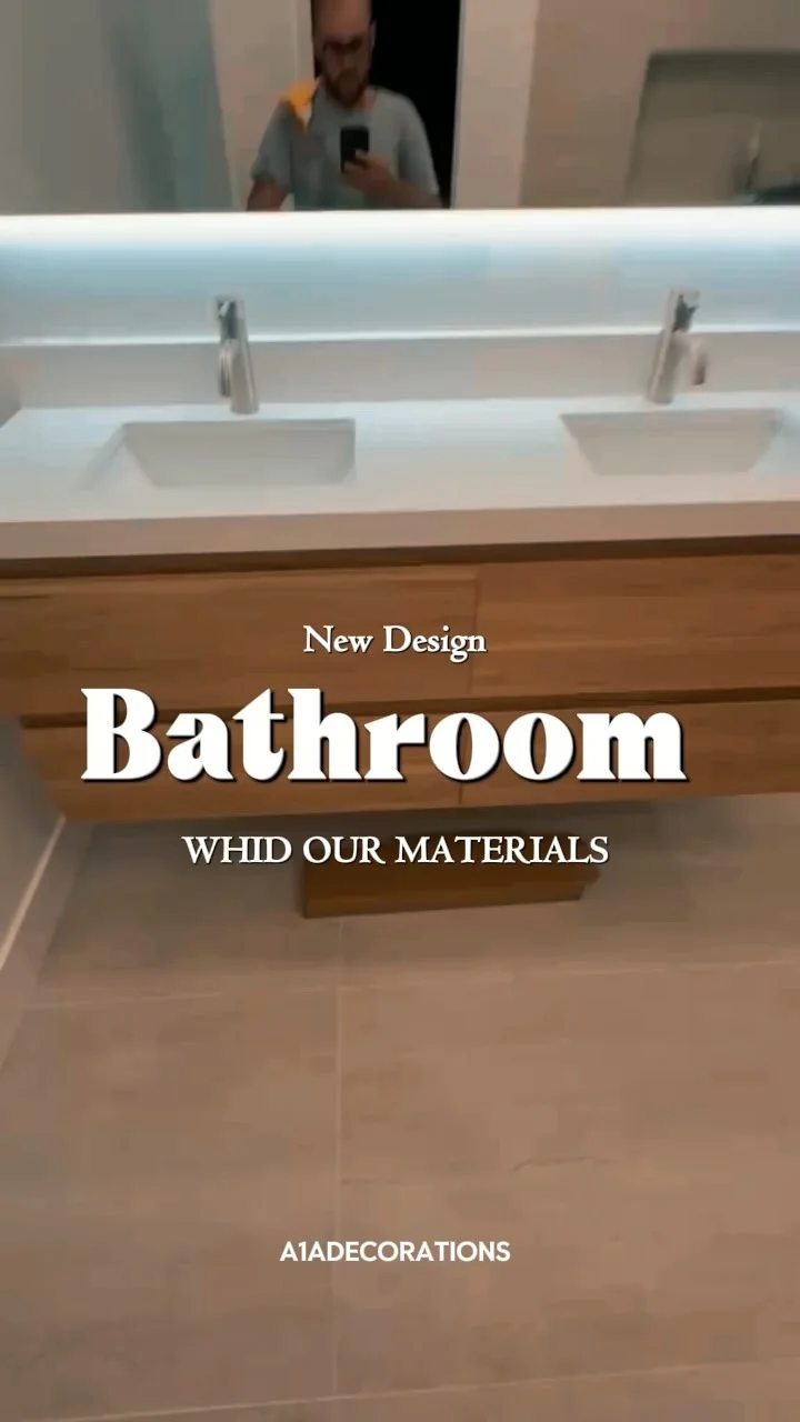¡Dale un toque de lujo y modernidad a tu baño con A1ADECORATIONS! 🛁✨

¿Sueñas con renovar tu espacio pero no sabes por dónde empezar? En nuestro nuevo video te mostramos cómo transformar tu baño por completo. Desde toilets de última generación y espejos vanguardistas, hasta vanities elegantes y grifería (faucets) con los acabados mate más modernos del mercado. 🖤

Todo lo que necesitas para crear el baño de tus sueños, lo tenemos aquí. ¡La combinación perfecta de estilo, funcionalidad y diseño!

📍 ¡Visítanos en nuestro showroom en Doral!
📲 ¿Tienes dudas? Contáctanos directamente por DM y nuestro equipo te asesorará en tu proyecto.

¡Haz realidad la remodelación que siempre quisiste!

#A1ADecorations #BathroomDesign #RemodelacionDeBaños #Doral #LuxuryBathrooms InteriorDesign BañosModernos Vanities HomeRenovation DiseñoDeInteriores